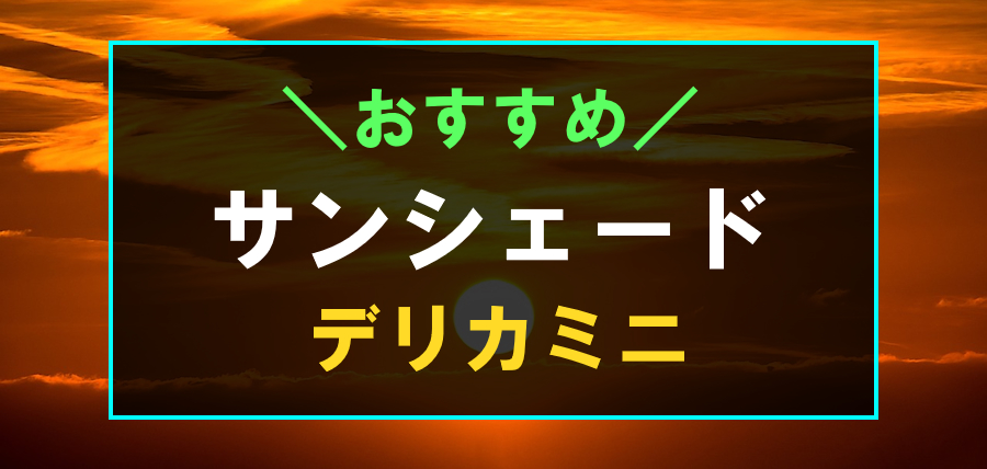 デリカミニにおすすめのサンシェード